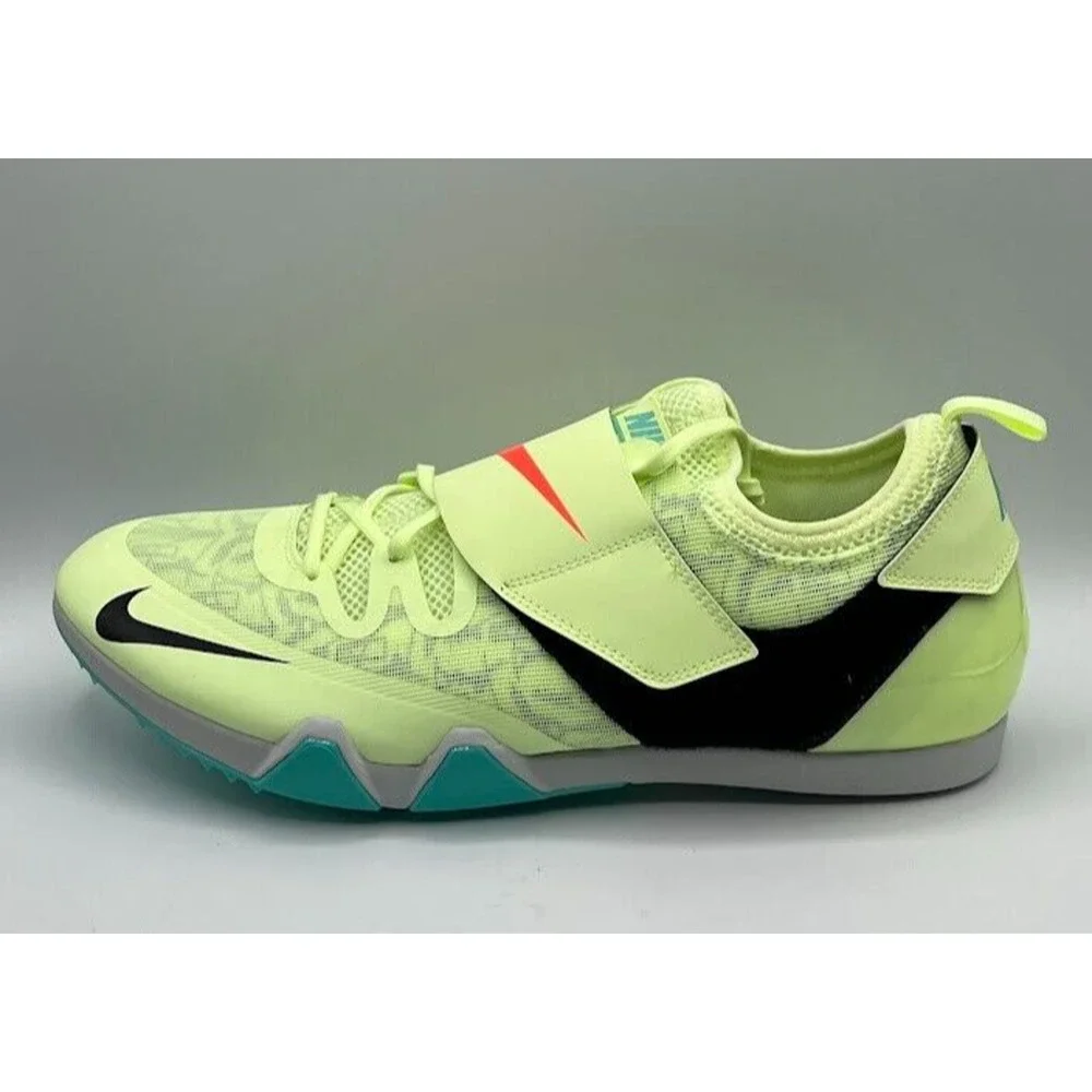 NIKE ZOOM POLE VAULT BARELY VOLT‎ TRACK SPIKES AA1204-700 MENS SIZE 13 NWOB